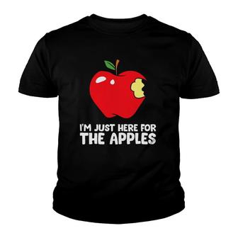 I'm Just Here For The Apples Youth T-shirt | Mazezy