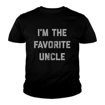 Im The Favorite Uncle Youth T-shirt | Mazezy