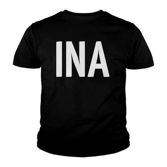 Ina - Argentina Three Part Design - Argentinian Flag Youth T-shirt - Thegiftio UK