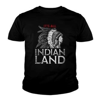 Indian Land Headdress Indigenous Tribe Native American Youth T-shirt | Mazezy