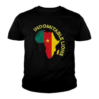 Indomitable Lions Cameroonian Soccer Lover Youth T-shirt | Mazezy