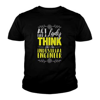 Industrial Engineer For Women Engineering Funny Gift Youth T-shirt | Mazezy