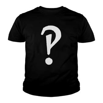 Interrobang Punctuation Question Mark Gift Youth T-shirt | Mazezy