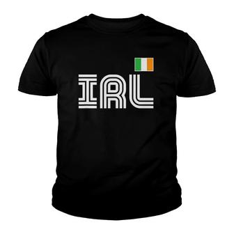 Ireland Flag Retro International Country Irish Pride Youth T-shirt | Mazezy