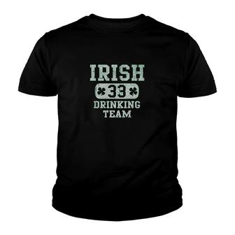 Irish Drinking Team Funny Irish Patty St Patrick's Day Youth T-shirt | Mazezy