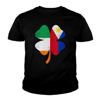 Irish Filipino Flags St Patricks Day Youth T-shirt | Mazezy