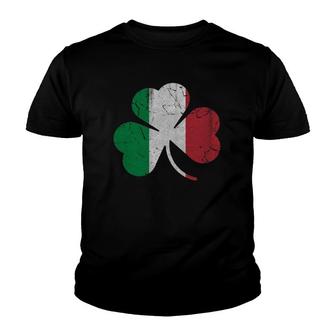 Irish Italian Flag Shamrock Italia Youth T-shirt - Thegiftio