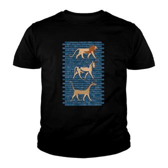 Ishtar Gate Animals Babylon Youth T-shirt | Mazezy