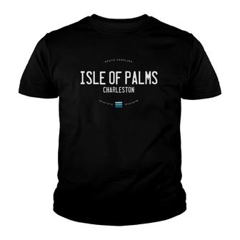 Isle Of Palms Charleston South Carolina Beach Waves Youth T-shirt | Mazezy