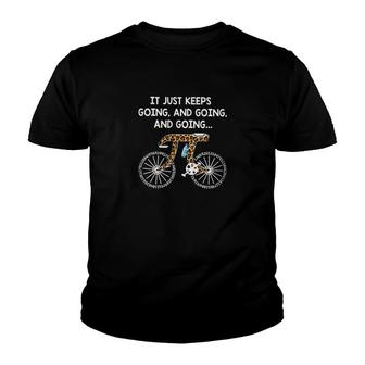 It Just Keeps Going And Going And Going Youth T-shirt | Mazezy