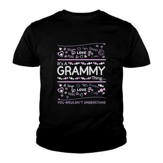 Its A Grammy Thing Cute Grandma Gift Youth T-shirt | Mazezy