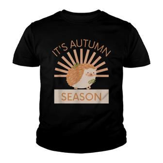 It's Autumn Season Cute Animal Fall Autumn Season Youth T-shirt | Mazezy