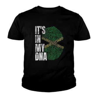 Its In My Dna Jamaican Flag Jamaica Youth T-shirt | Mazezy