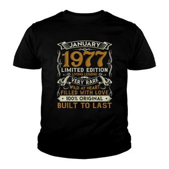 January 1942 Vintage 80 Years Old 80Th Birthday Family Youth T-shirt | Mazezy