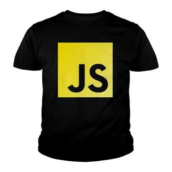 Javascript Programmer Web Developer Gift For Programming Js Youth T-shirt | Mazezy