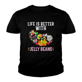Jelly Bean Soft Candy Fruity Youth T-shirt | Mazezy