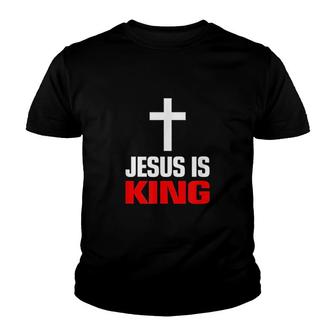Jesus Is King Youth T-shirt | Mazezy