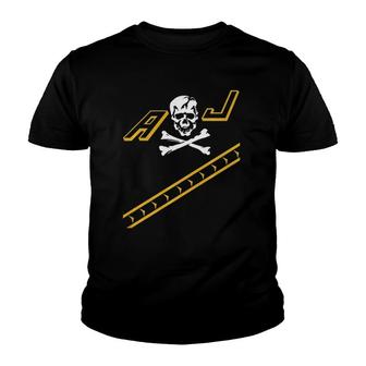Jolly Rogers F 14 Tomcat Tailflash Naval Aviation Youth T-shirt | Mazezy