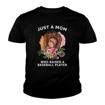 Just A Baseball Mom Youth T-shirt | Mazezy