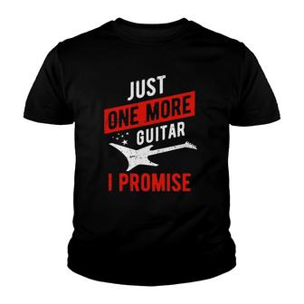 Just One More Guitar I Promise - Musician Youth T-shirt | Mazezy