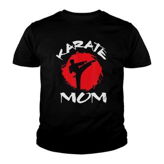Karate Mom Vintage Martial Art Self And Defense Mother's Day Youth T-shirt | Mazezy