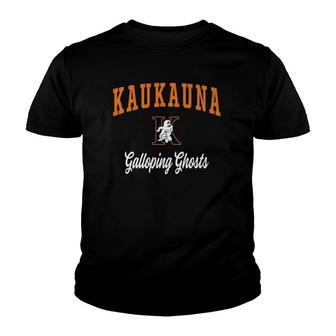 Kaukauna High School Galloping Ghosts Youth T-shirt | Mazezy CA