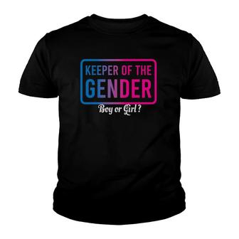 Keeper Of The Gender - Baby Shower Women Men Youth T-shirt | Mazezy