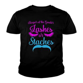 Keeper Of The Gender Lashes Or Stashes For Women Youth T-shirt | Mazezy