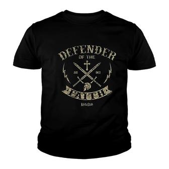 Kerusso Defender Of The Faith Youth T-shirt | Mazezy