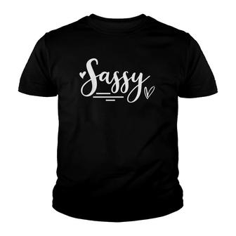 Kids Classy With Side Of Sassy Mommy And Me Matching Outfits Youth T-shirt | Mazezy DE