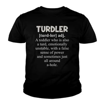 Kids Turdler Turddler Toddler Funny Gifts For Mom Youth T-shirt | Mazezy