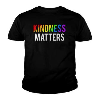 Kindness Matters Gift For Teachers To Spread Kindness Youth T-shirt | Mazezy