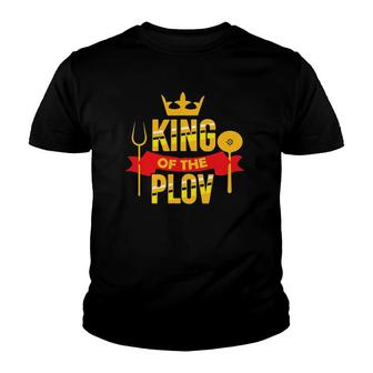 King Of The Plov Central Asian Uzbek Food Lover Youth T-shirt | Mazezy