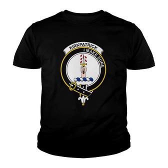 Kirkpatrick Coat Of Arms - Family Crest Youth T-shirt | Mazezy CA