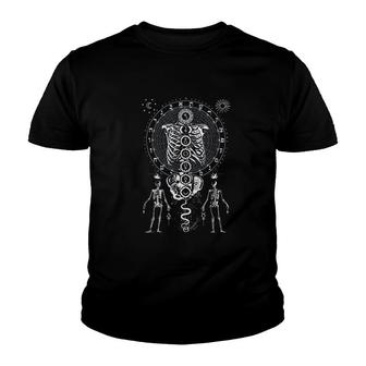 Kundalini Chakras Of Alchemy Occult Youth T-shirt | Mazezy