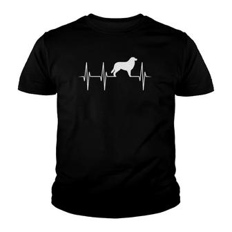 Kuvasz Dog Heartbeat - Dog Lover Gift Youth T-shirt | Mazezy