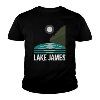 Lake James North Carolina Nc Lake Forest Youth T-shirt | Mazezy