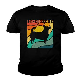 Lancashire Heeler Vintage Retro Dog Lover Mom Dad Gift Youth T-shirt | Mazezy