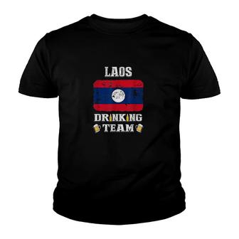 Laos Drinking Team Youth T-shirt | Mazezy