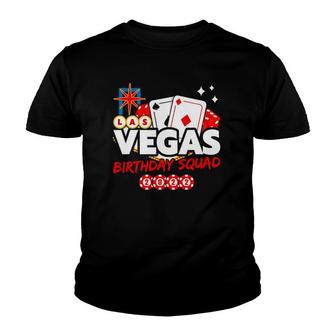 Las Vegas Birthday - Vegas Trip 2022 - Vegas Birthday Squad Youth T-shirt - Thegiftio UK
