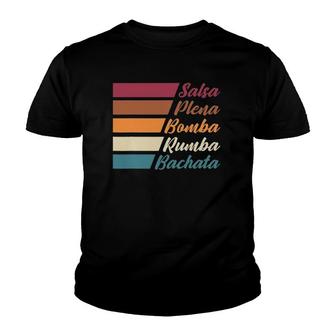 Latin Dance Salsa Plena Bomba Rumba Bachata Youth T-shirt - Thegiftio UK