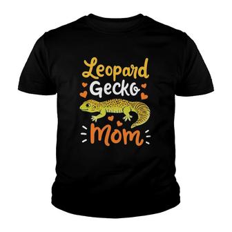 Leopard Gecko Mom Mother's Day Lizard Reptile Youth T-shirt | Mazezy