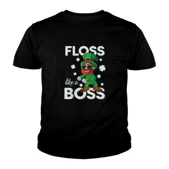 Leprechaun Floss Like A Boss Youth T-shirt | Mazezy