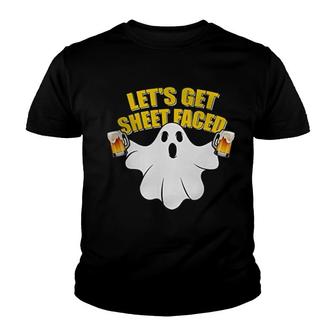 Lets Get Sheet Faced Youth T-shirt | Mazezy