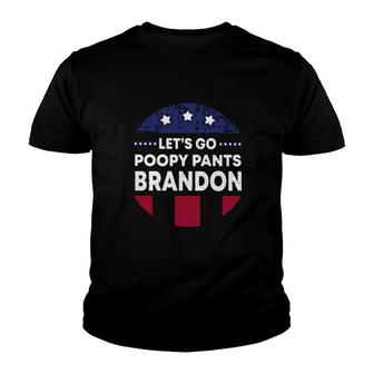 Let's Go Poopypants Brandon Let's Go Brandon Youth T-shirt | Mazezy