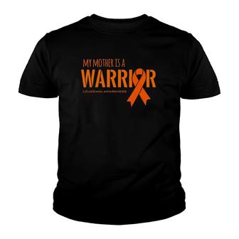 Leukemia Cancer Awareness My Mother Is A Warrior Youth T-shirt | Mazezy
