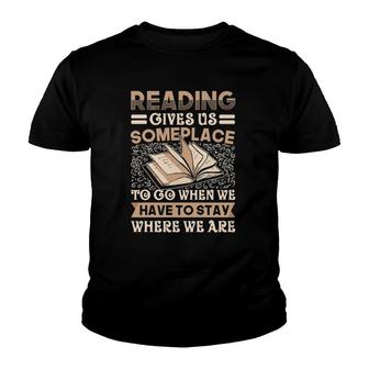 Librarian Themed Book Club Reading Book Lovers Literature Youth T-shirt | Mazezy