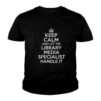 Library Media Specialist Youth T-shirt | Mazezy