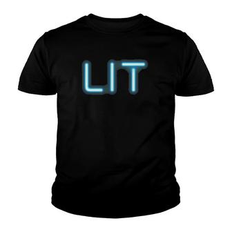 Lit Neon Glow Lit Youth T-shirt | Mazezy
