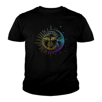 Live By The Sun Love By The Moon Spirituality Gift Bohemian Youth T-shirt | Mazezy AU